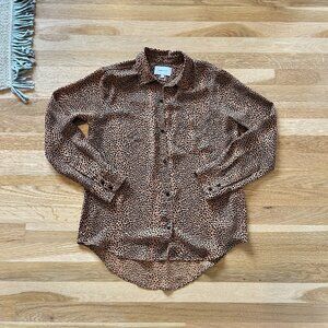 Current/Elliott Leopard Derby Button-up